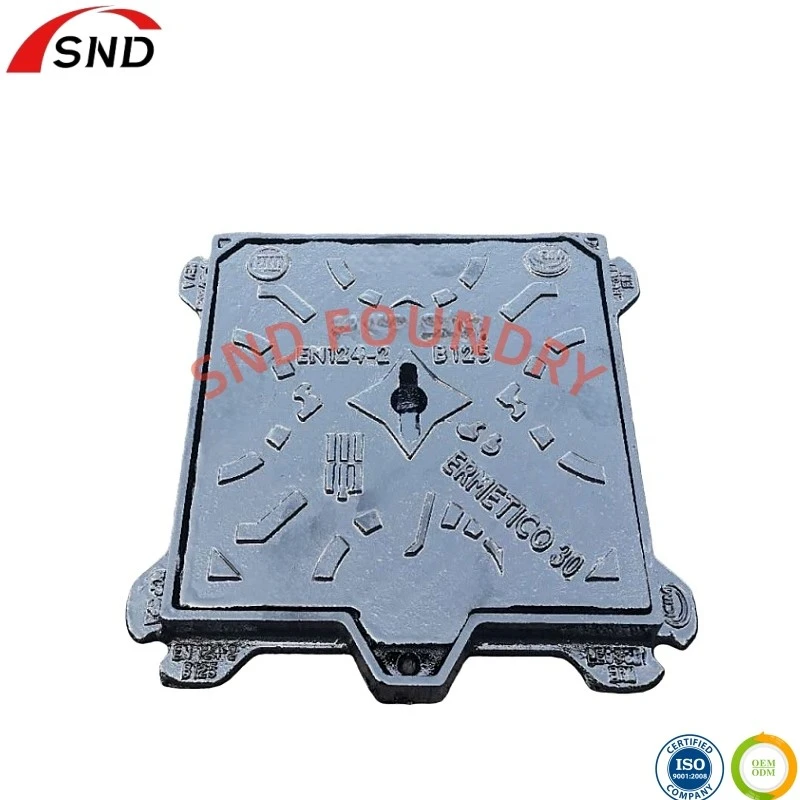 B125 square manhole cover