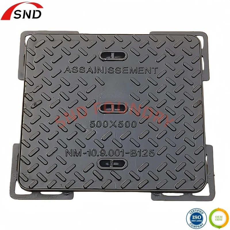 B125 500X500 square manhole cover_